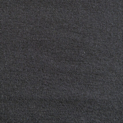 Black Polyester/Spandex Thermal Knit. One Lot of 360 Yards.