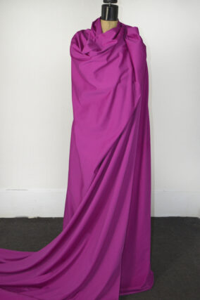 Mulberry Magenta Pink Purple Polyester/Spandex Thermal Knit. One Lot of 15 Yards.