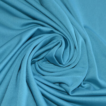Peacock Polyester/Spandex Thermal Knit. One Lot of 10 Yards.