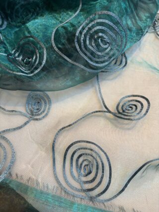 Green organza